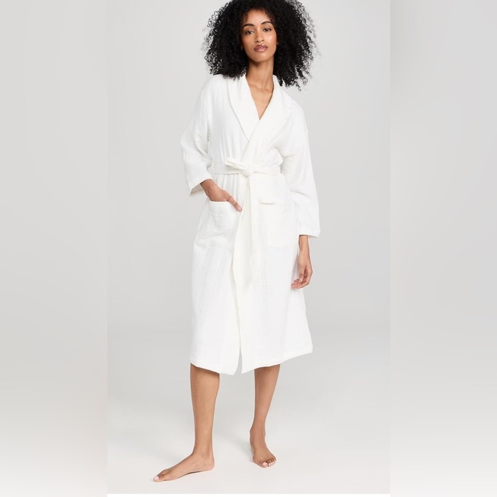 Elegant White Women's Robe